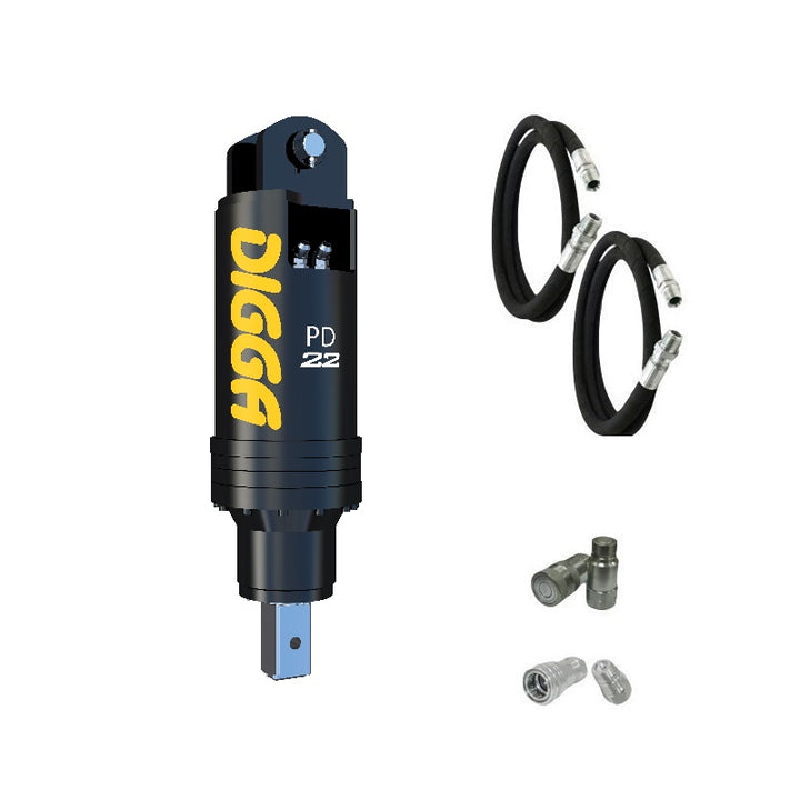 Digga PD22 and PDH22 Auger Drive for Excavators up to 22T Earthmoving Warehouse