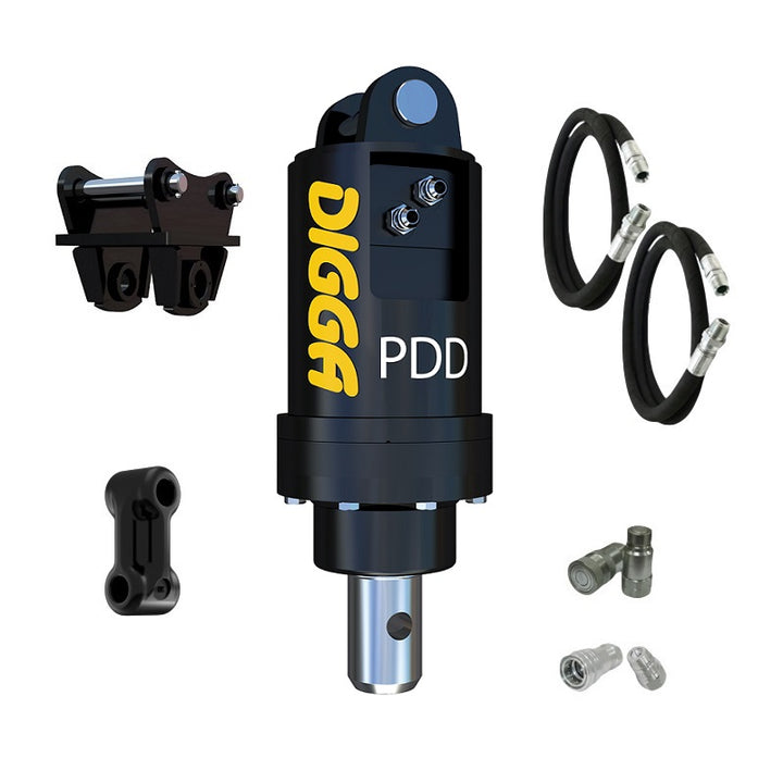 Digga PDD and PDDH Auger Drive for Mini Excavators up to 2T Earthmoving Warehouse