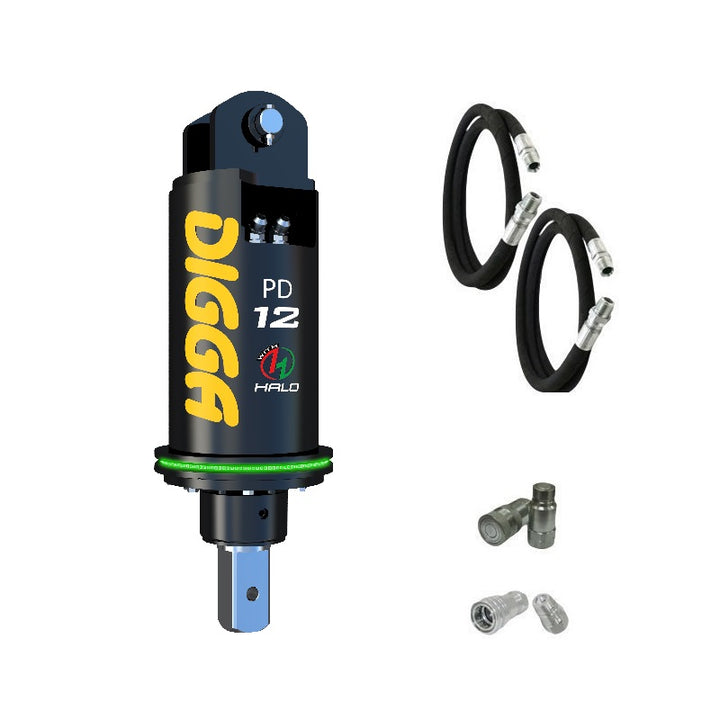Digga PD12 and PDH12 Auger Drive for Excavators up to 12T Earthmoving Warehouse