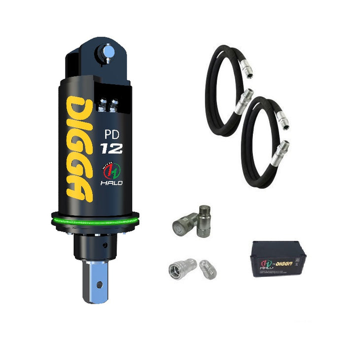 Digga PD12 and PDH12 Auger Drive for Excavators up to 12T Earthmoving Warehouse