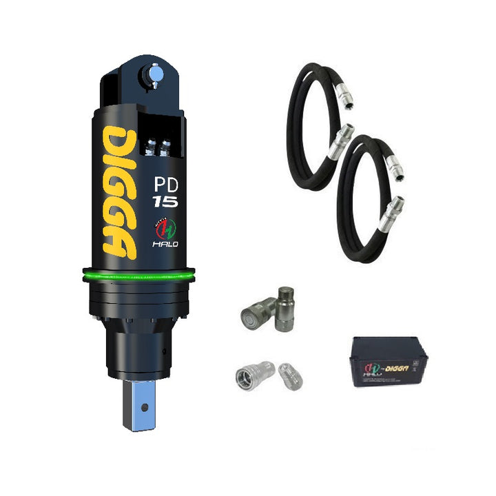 Digga PD15 and PDH15 Auger Drive for Excavators up to 15T Earthmoving Warehouse