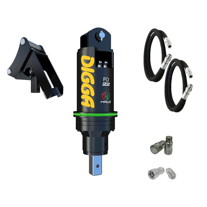 Digga PD22 and PDH22 Auger Drive for Excavators up to 22T Earthmoving Warehouse