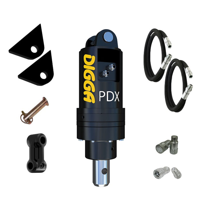 Digga Auger Drive for Tractors with DIY Weld-on Kit Earthmoving Warehouse