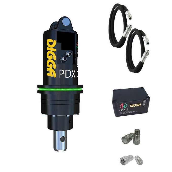 Digga PDX and PDXH Auger Drive for Small Skid Steer Loaders Earthmoving Warehouse