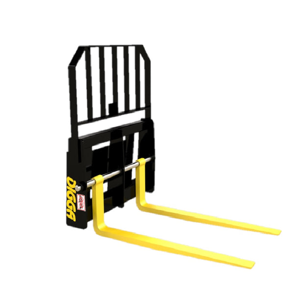 Digga Pallet Forks for Mini Loaders Dingo, Kanga, Huski 4SDK4, Toro, Vermeer etc Earthmoving Warehouse