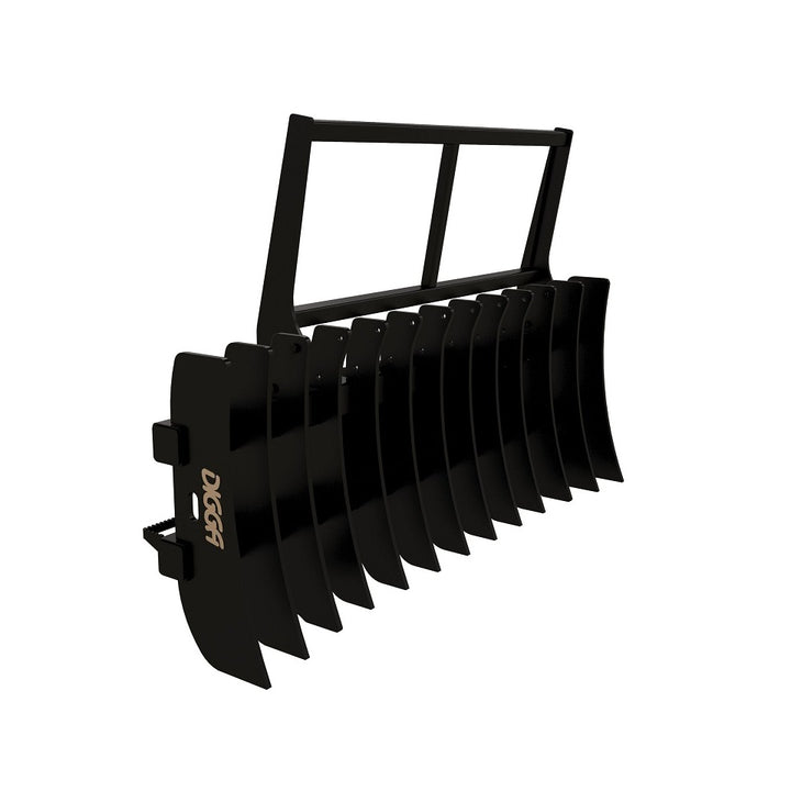 Digga Stick Rake for Skid Steer Loaders Earthmoving Warehouse