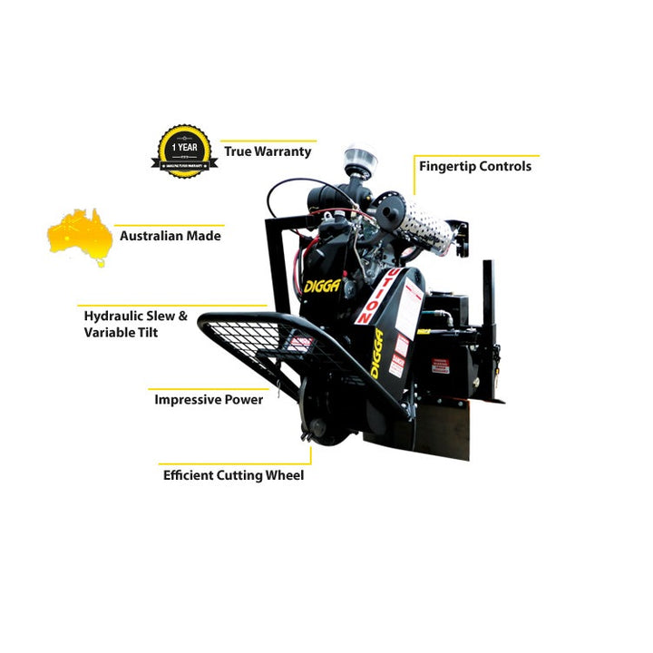 Digga Terminator Stump Grinder Earthmoving Warehouse