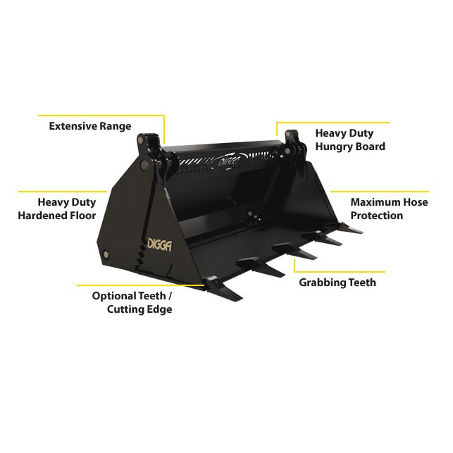 Digga Mini 4 in 1 Bucket Earthmoving Warehouse