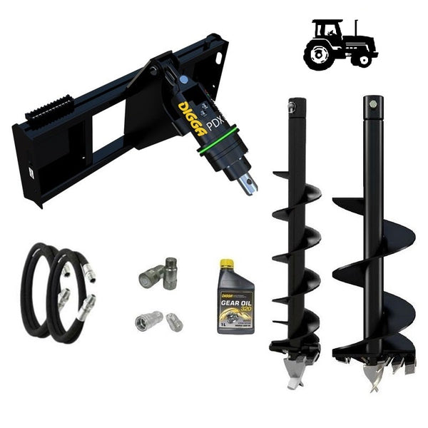 Digga PDXH HALO auger drive combo package tractor up to 60Hp Earthmoving Warehouse