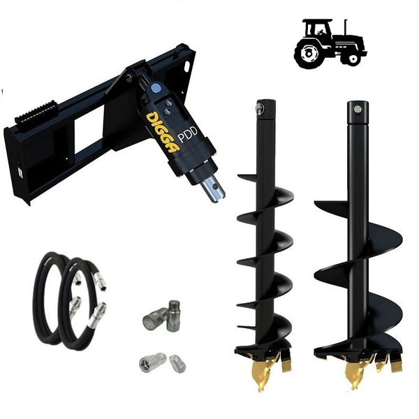 Digga PDD auger drive combo package tractor up to 30Hp Earthmoving Warehouse