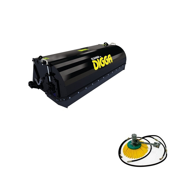 Bucket Broom Skid Steer Loader (Standard Flow) Earthmoving Warehouse