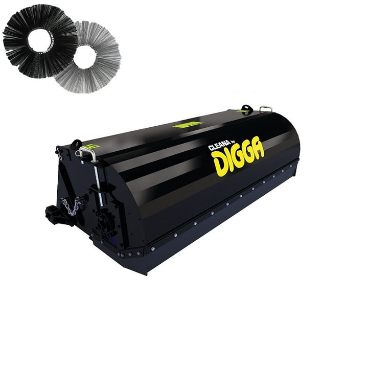 Bucket Broom Skid Steer Loader (Standard Flow) Earthmoving Warehouse