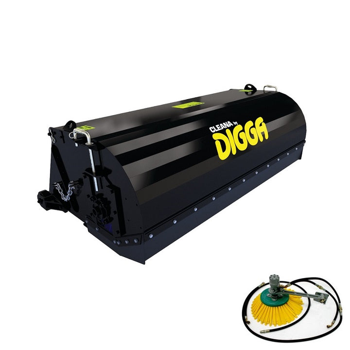 Bucket Broom Skid Steer Loader (Standard Flow) Earthmoving Warehouse