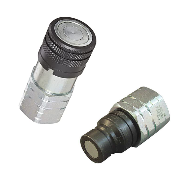 1/2" Flat Faced Couplers (Pair - Female and Male)