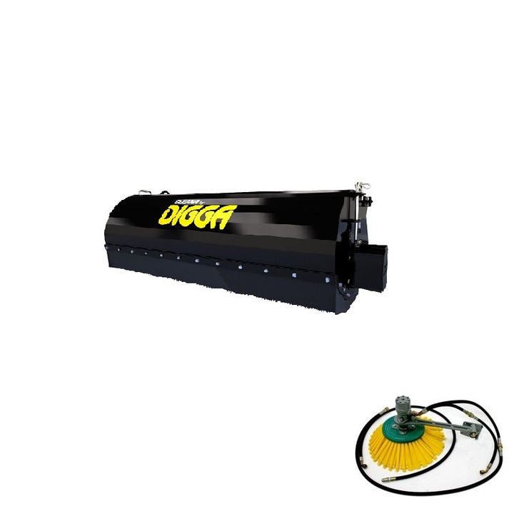 Bucket Broom Skid Steer Loader (High Flow) Earthmoving Warehouse
